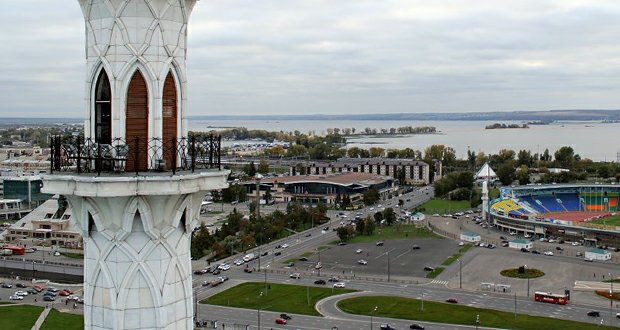 Смотровые площадки Казани: минарет мечети «Кул Шариф»
