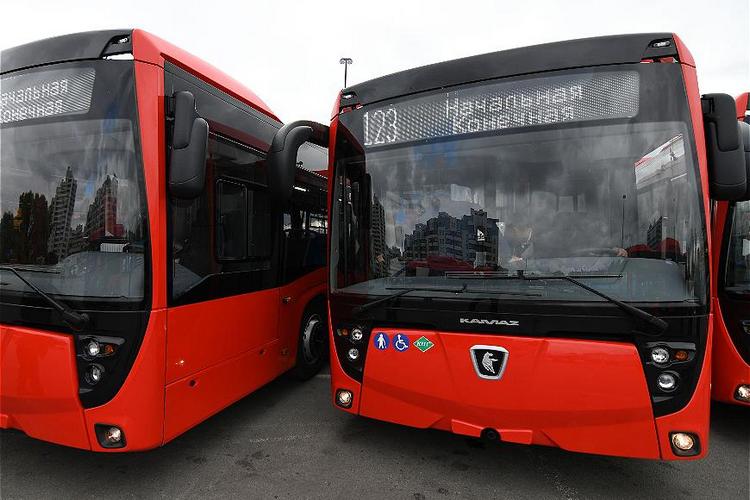Автобусы, работающие на метане, вышли на улицы Казани