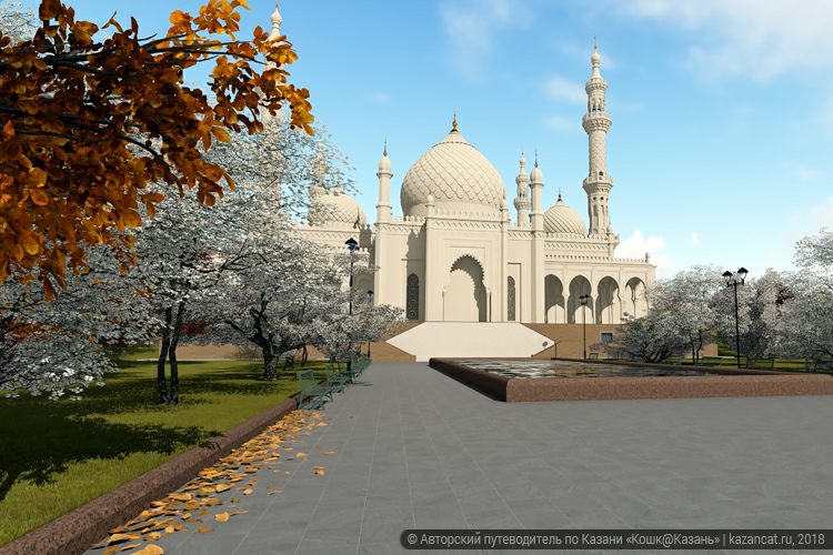 Казанский архитектор предложил построить Соборную мечеть в Казани в районе бывшего аэропорта